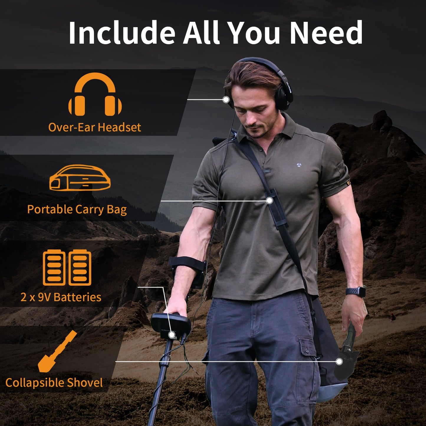 ULHUND Metal Detector - 1701