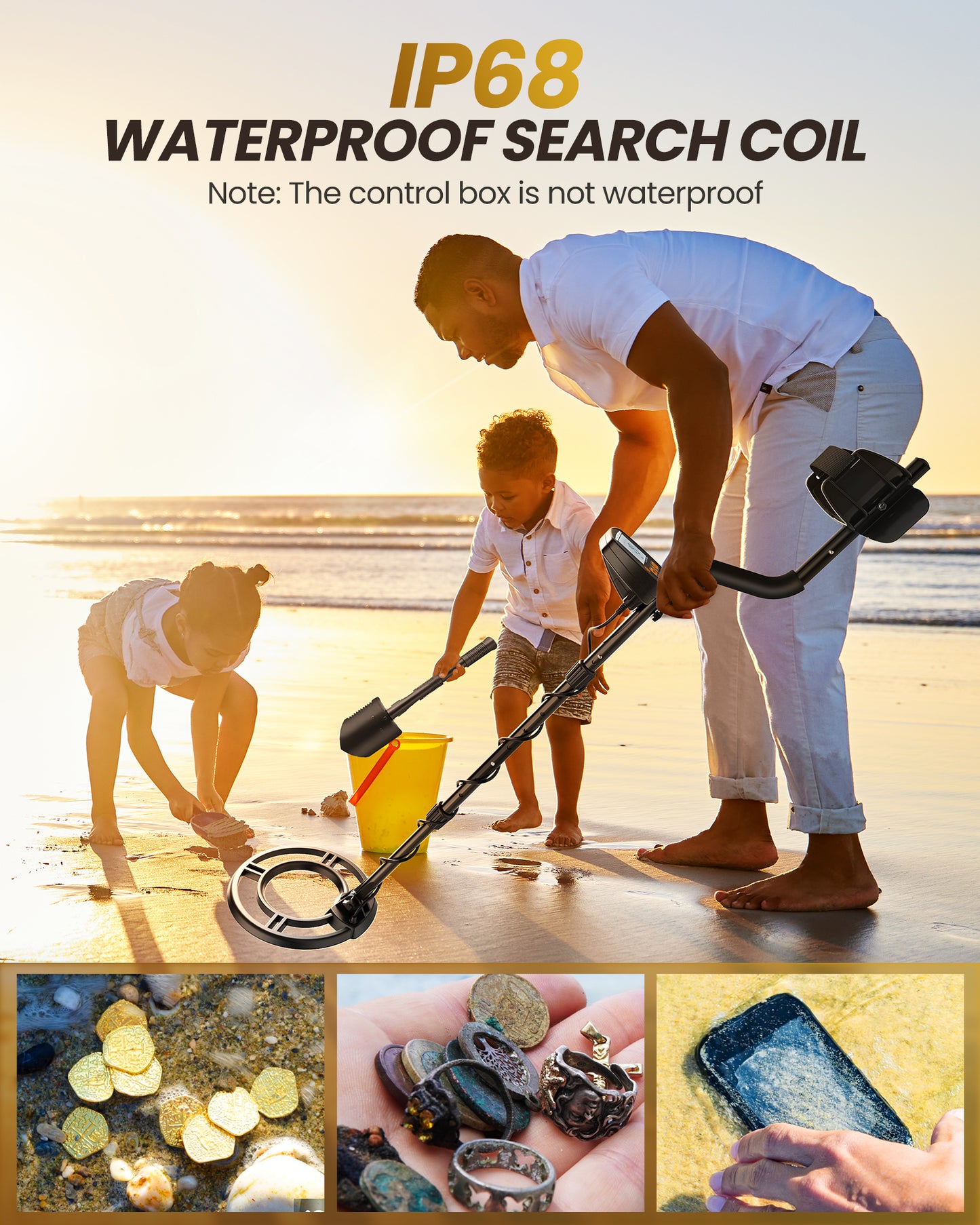 ULHUND Metal Detector+Metal Detector Pinpointer