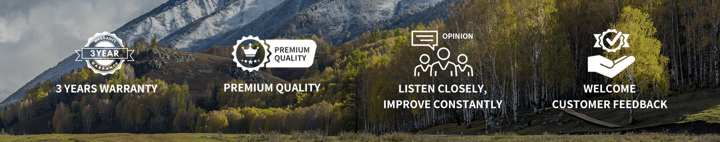 ULHUND metal detector brand commitment – listen to customer feedback, 3-year warranty, premium quality, and constantly improve to satisfy every user